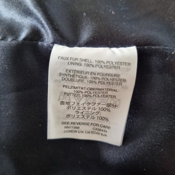 J.Crew The Teddy coat in plush fleece-faux fur Size L - Picture 10 of 11